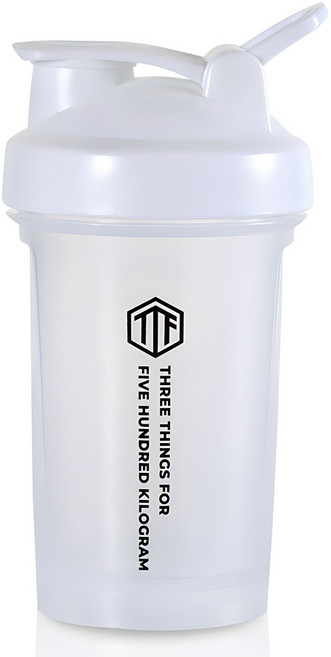 삼대오백 프리미엄 쉐이커 보틀, 화이트, 600ml, 1개