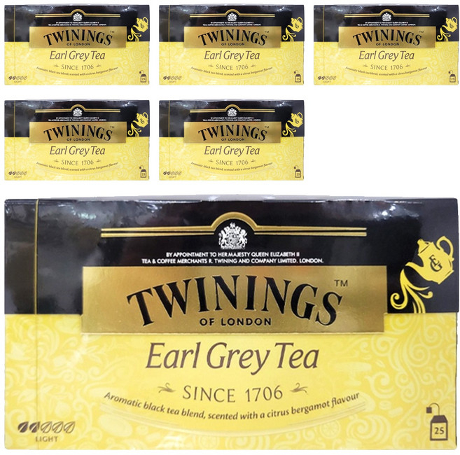 TWININGS 唐寧茶 皇家伯爵茶 佛手柑風味, 2g, 25包, 6盒