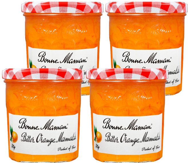 본마망 오렌지 마멀레이드, 370g, 4개