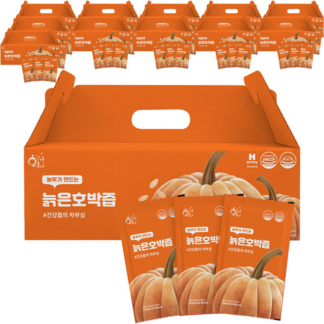 황금이네 늙은 호박즙, 100ml, 360개