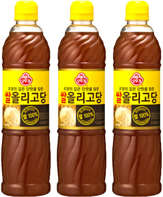 오뚜기 쌀올리고당, 1.2kg, 3개