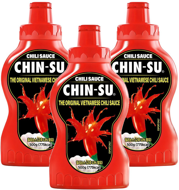 친수 칠리소스, 500g, 3개