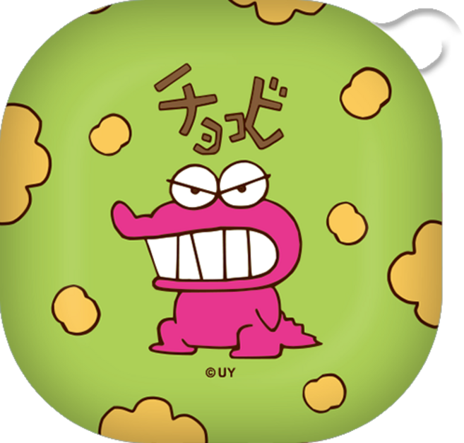 짱구는 못말려 빅 갤럭시 하드 케이스, 버즈라이브/프로, 빅 초코비 공룡, 1개