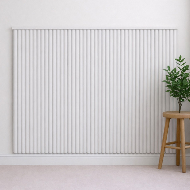 데코리아 습기에강한 PS 대형사각 템바보드 120 x 40cm, 화이트 THC-401, 1개