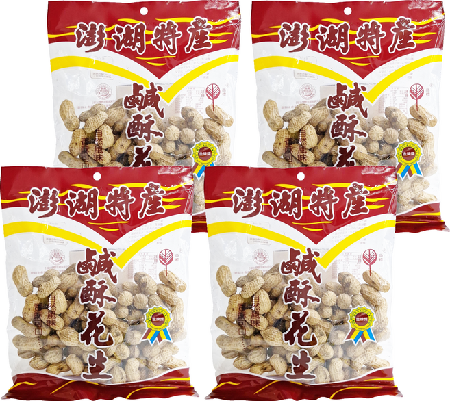 四乘六 鹹酥花生, 170g, 4包