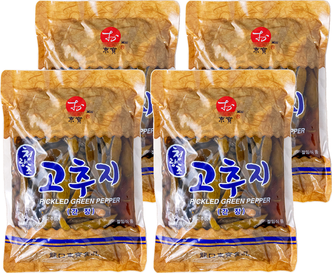 동보식품 청양초 고추지 간장, 1kg, 4개