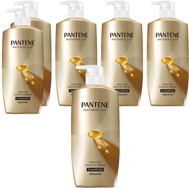 PANTENE 潘婷 奢華修護損傷洗髮精, 6個, 750ml
