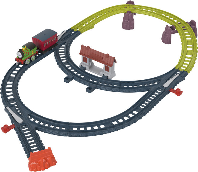 fisher-price 費雪 湯瑪士小火車與朋友們一起奔跑的軌道玩具組, 隨機出貨