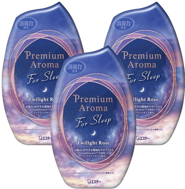 ST 雞仔牌 消臭力 Premium Aroma 室內舒眠系列芳香劑, 400ml, 3瓶, 薄暮玫瑰