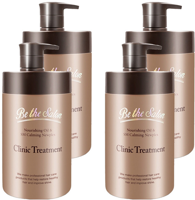 비더살롱 크리닉 트리트먼트, 1L, 4개