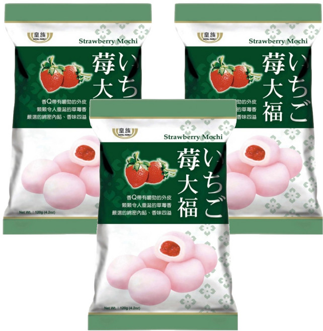 Royal Family 皇族 草莓大福, 120g, 3包