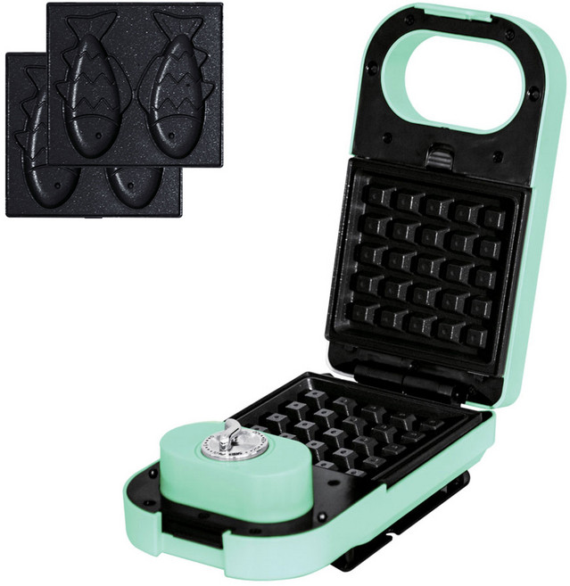 PONTE 2合1 甜點鬆餅機 薄荷綠, PTW-SM420M