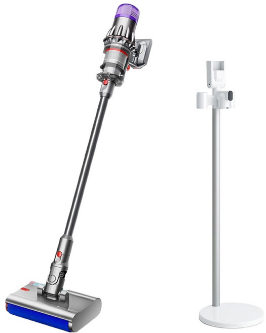 다이슨 디지털 슬림 서브마린 + 충전거치대 세트, 492632-01, 니켈(서브마린), 화이트(거치대)