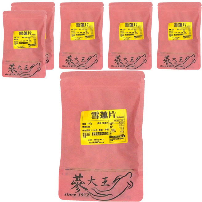雪蓮片, 150g, 6包