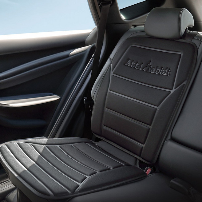 아띠래빗 프리미엄 방수 카시트 보호매트, 블랙, 1개