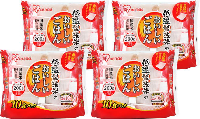 IRIS FOODS 低溫製法微波白飯, 200g, 40盒