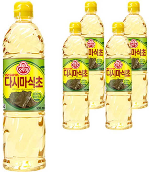 오뚜기 다시마식초, 900ml, 5개