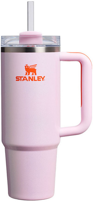 스탠리 퀜처 H2.0 플로우 스테이트 텀블러, 로즈페탈쉬머, 887ml, 1개