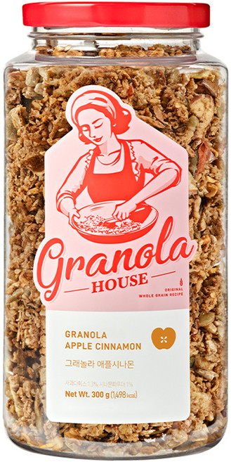 그래놀라하우스 그래놀라 애플시나몬, 300g, 1개
