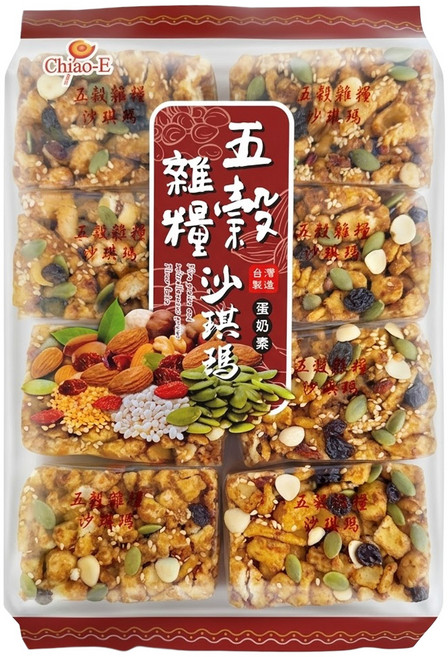 Chiao-E 巧益 五穀堅果沙其瑪, 320g, 1袋