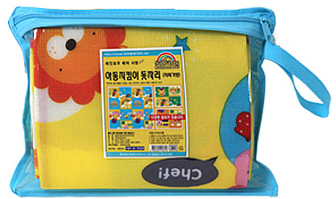 두리산업 방수 피크닉매트 레인보우베어 아동지킴이 돗자리, 랜덤 발송