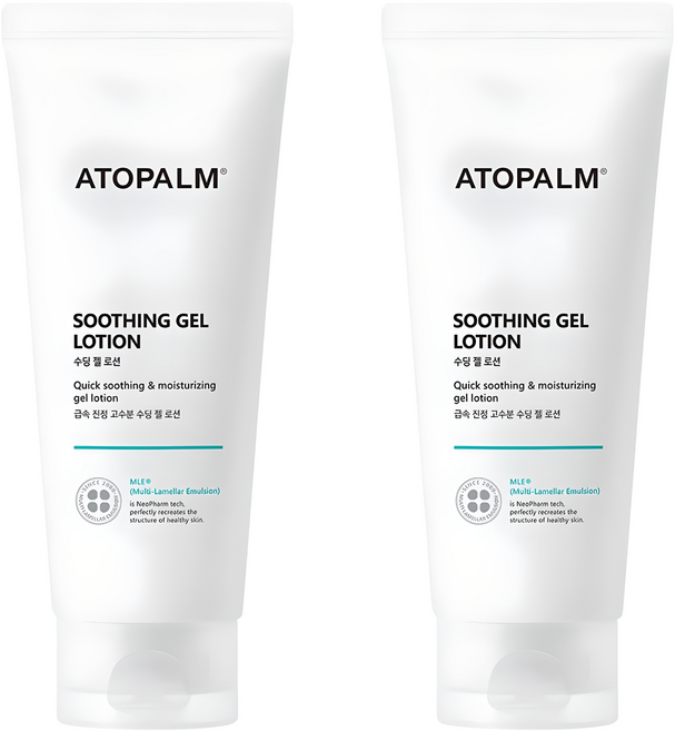 아토팜 수딩 젤 로션, 200ml, 2개