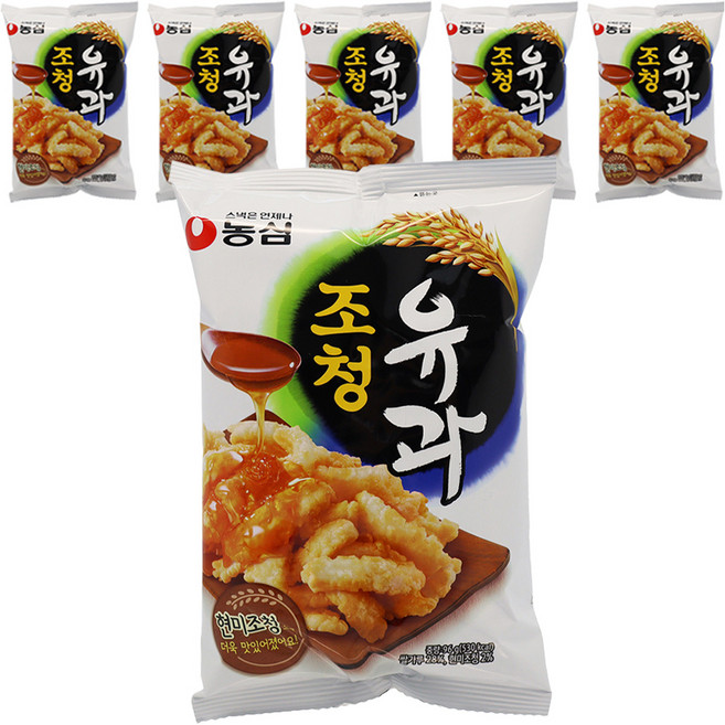 농심 조청유과, 96g, 6개