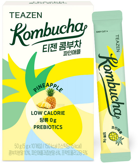 티젠 콤부차 파인애플, 5g, 10개입, 1개