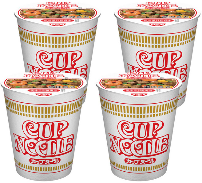 NISSIN 日清 CUP NOODLE 合味道 原味系列 鮮蝦味杯麵, 4入