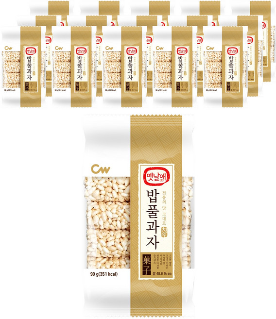 CW 酥脆米香棒, 90g, 16包