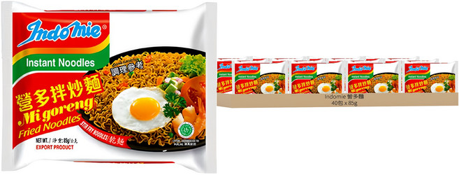 Indomie 營多麵 營多拌炒麵 85g, 40包