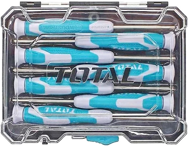 TOTAL 道達爾 Pcs precision screwdriver THT250726-7, 1組