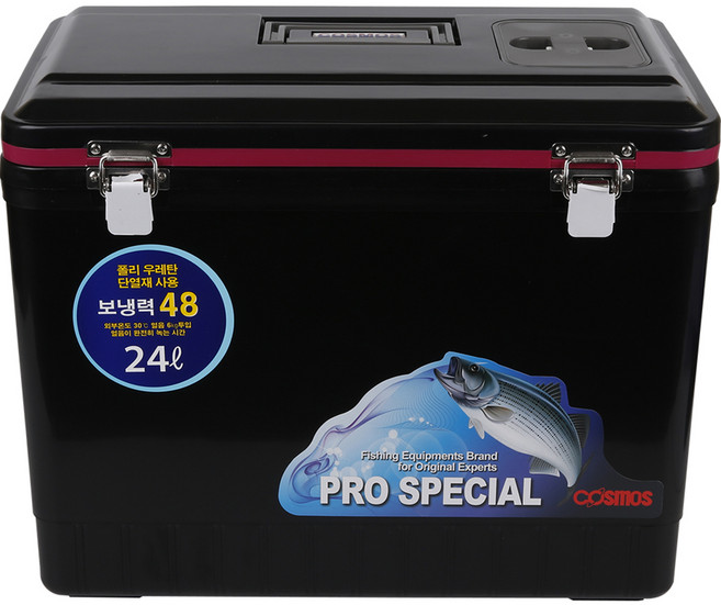 코스모스 낚시용 아이스박스 WJ-712, 혼합색상, 24L, 1개