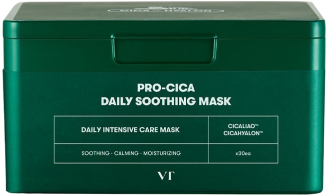 VT COSMETICS 積雪草舒緩抽取式面膜 內附夾子 早安面膜, 30入, 1組