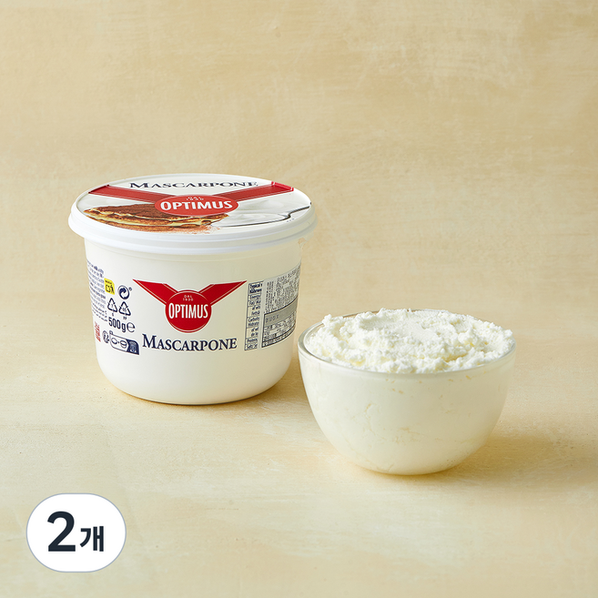 옵티머스 마스카포네, 500g, 2개, 1개입