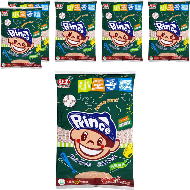 味王 小王子麵 岩燒海苔, 6袋, 300g