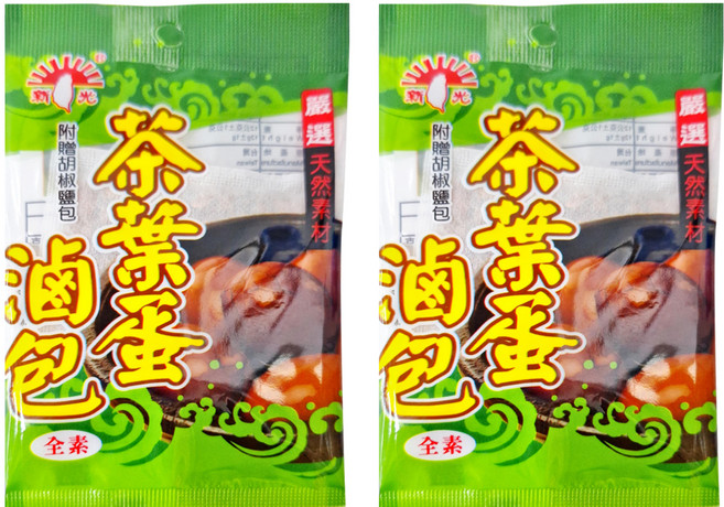 新光洋菜 茶葉蛋滷包 附贈胡椒鹽包 全素, 12g, 2包