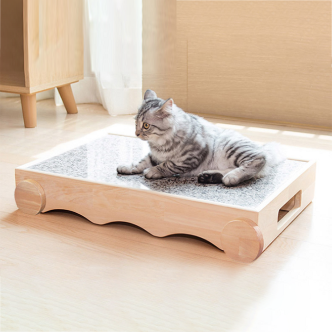 힐링타임 반려동물용 대리석 쿨침대 WT-008, 혼합 색상, 1개