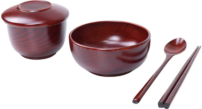 남원목기 물푸레목 반상기 세트, 1세트, 반상기 5종