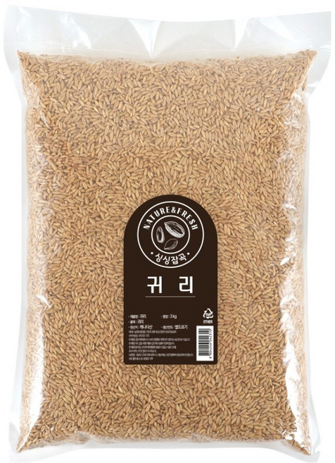 월드그린 싱싱 귀리, 3kg, 1개