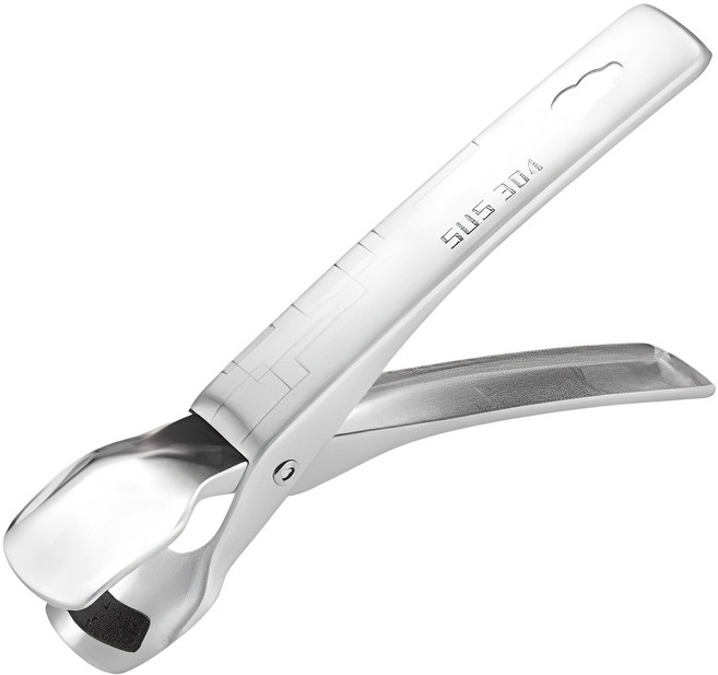 생활살림 주방용 다목적 스테인리스 냄비집게, 1개