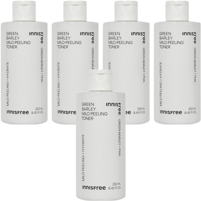이니스프리 청보리 필링 토너, 250ml, 5개