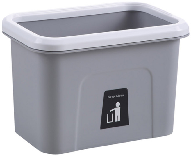 구디푸디 싱크대 음식물 쓰레기통 오픈형 소, 그레이, 1개