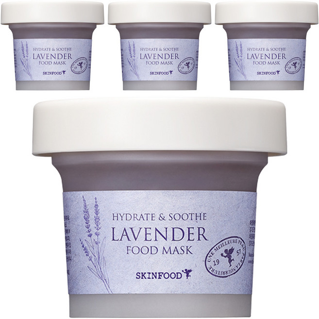 스킨푸드 라벤더 푸드 마스크 120g, 1개입, 4개