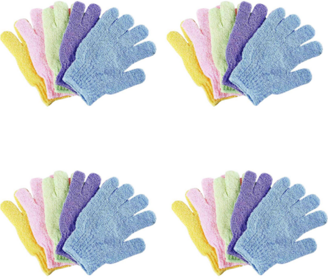 다매다매 때밀이 장갑, 20개, 1개입, 랜덤발송