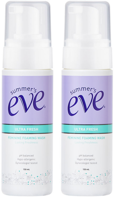 써머스이브 울트라 프레쉬 페미닌 포밍 워시, 150ml, 2개