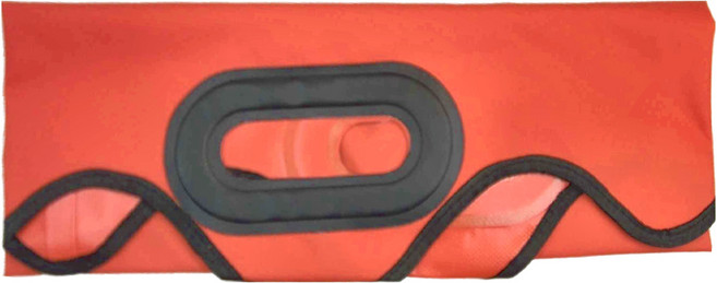 isona 愛收納 旅行摺疊泡腳桶 含排水孔 28 x 48cm, 橘色, 1個