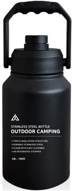 DAJAP CAMPING 儲水桶, 黑色, 1個, 3.8L