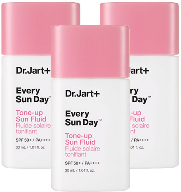 닥터자르트 에브리 선 데이 톤업 선 플루이드 SPF50+ PA++++, 30ml, 3개