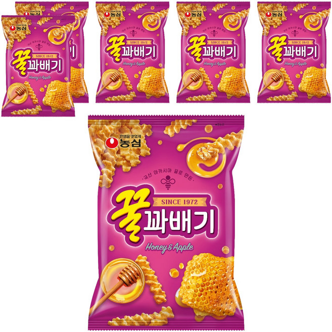꿀꽈배기, 90g, 6개